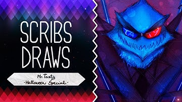 TASTY BEAST! || Scribs Draws || Mr.Tasty (Halloween Special)