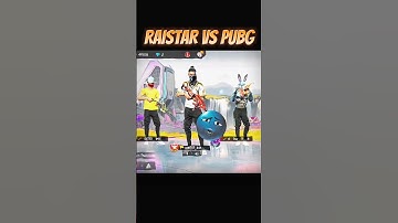 RAISTAR VS PUBG 🤯#freefire #shorts #shortvideo #trending