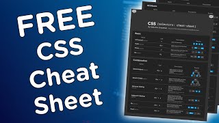 FREE CSS Selector Cheat Sheet   Bonus Cheat Sheet!