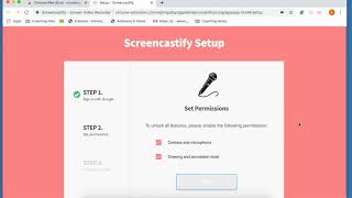 Setting Up Screencastify Account