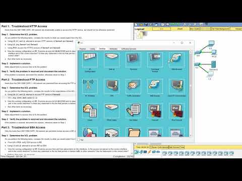 [CCNA v6] Packet Tracer 4.4.2.10 Troubleshooting IPv6 ACLs