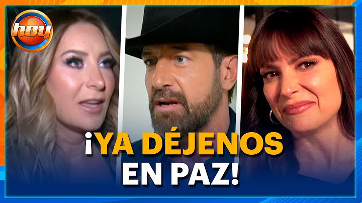 Gabriel Soto aclara el supuesto triángulo amoroso con Geraldine Bazán y Martha Julia | Programa Hoy