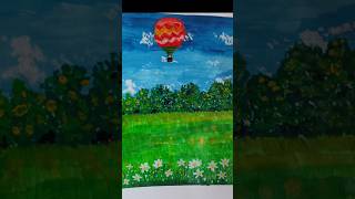 parachute nature acrylic painting reelsviral shortsfeed