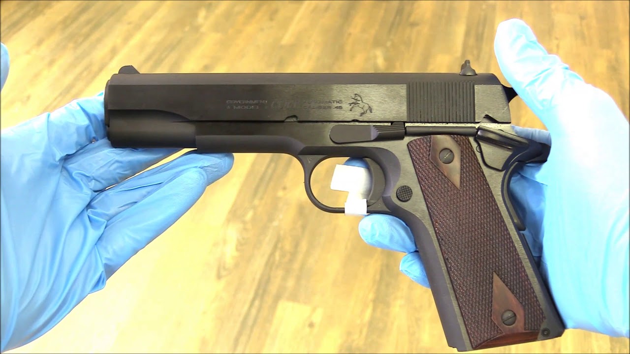 COLT Government 1911 Classic 45 ACP, Blued