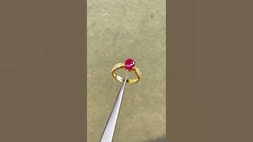 NL533-22 | Nhẫn nữ vàng 10k đá ruby Lục Yên 1,7ct - Giá 5.900k - 0921400999