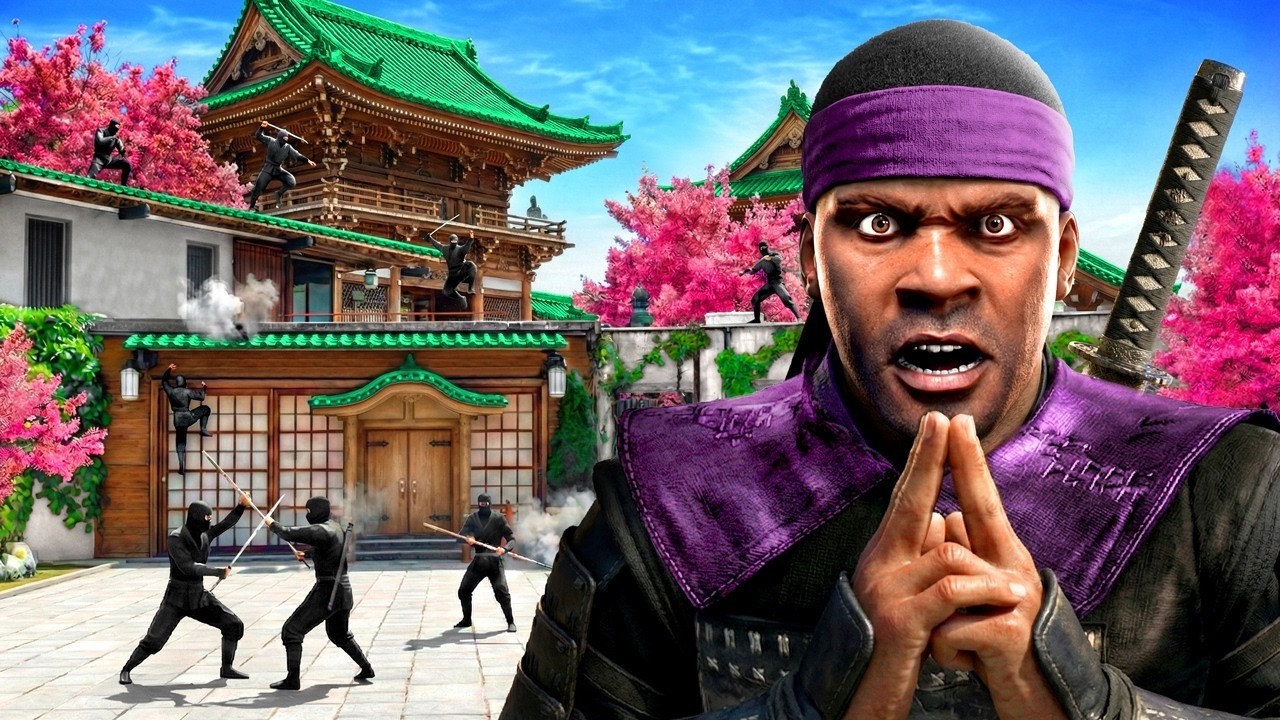 ФРАНКЛИН ҮЙІНЕ НИНДЗЯЛАР БАЗАСЫН АШТЫ (GTA V)