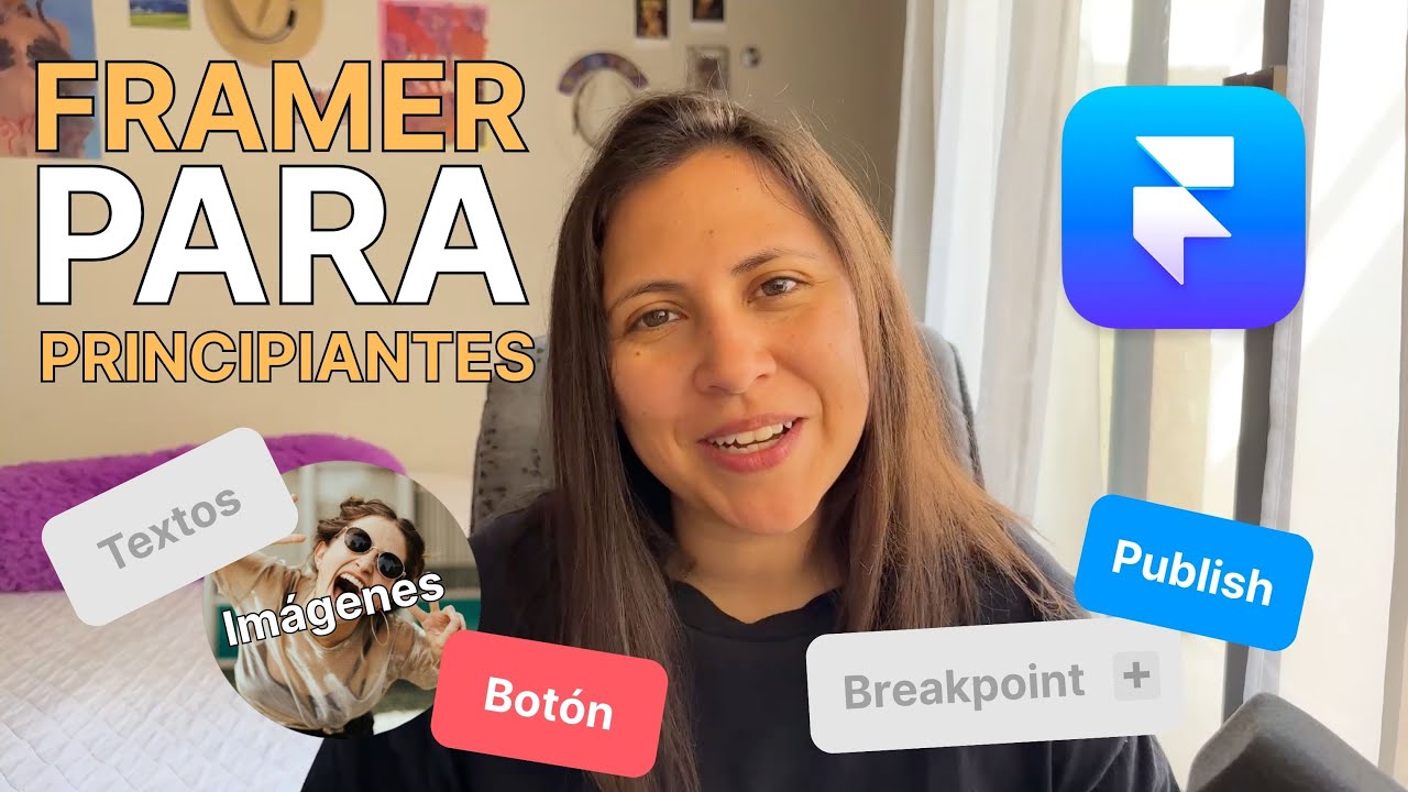 Framer para Principiantes | Textos, Imágenes, Links, Breakpoints (Diseño Responsivo), Publicar