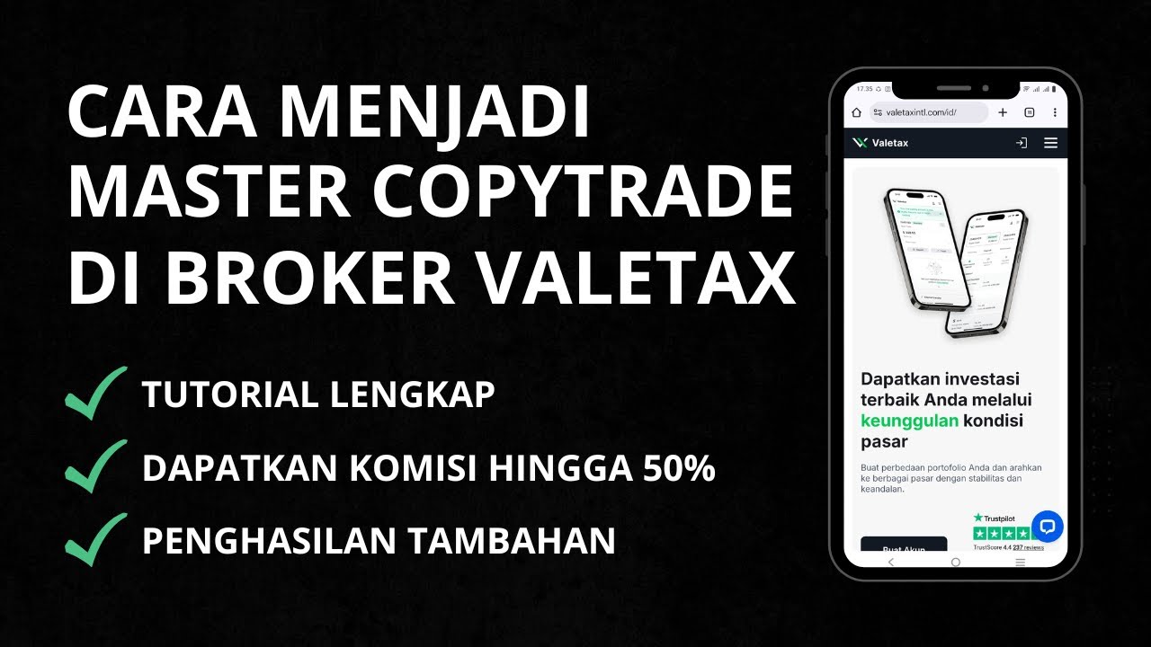 Cara Menjadi Master Copytrading Di Broker Valetax