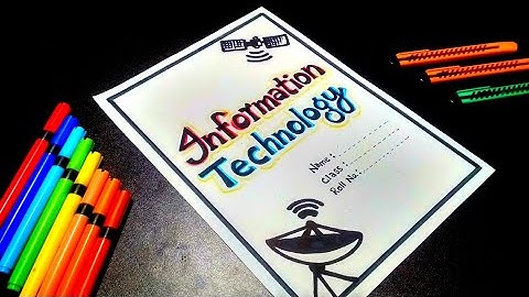 Information Technology Assignment/Project File Front Page Design | IT Project File Cover Page Design