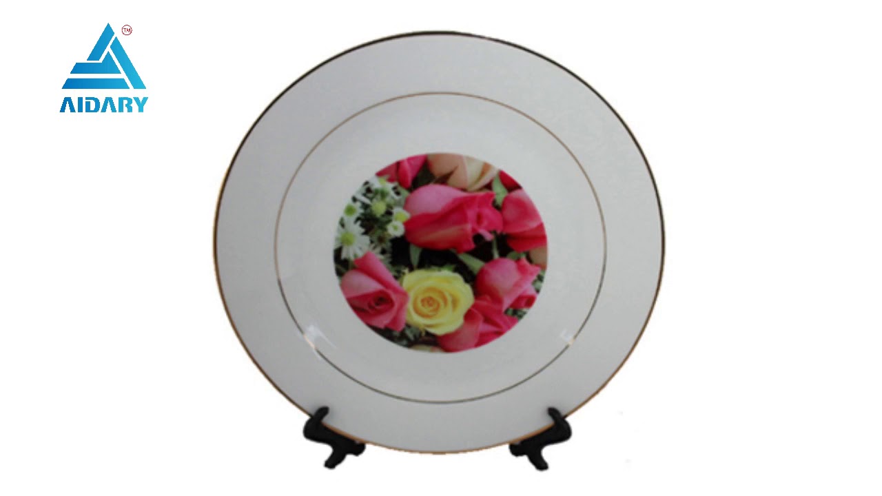 sublimation ceramic plate YouTube