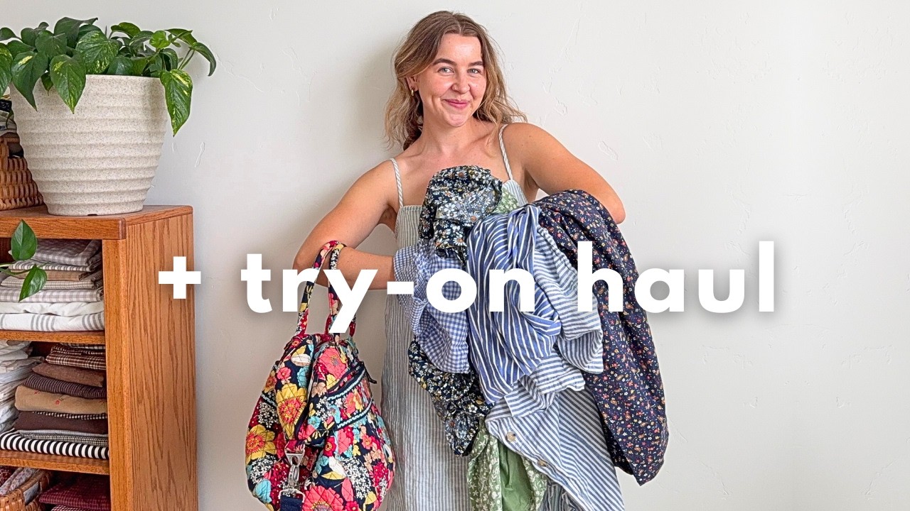 Thrift With Me | Cottage Core & Natural Fibers