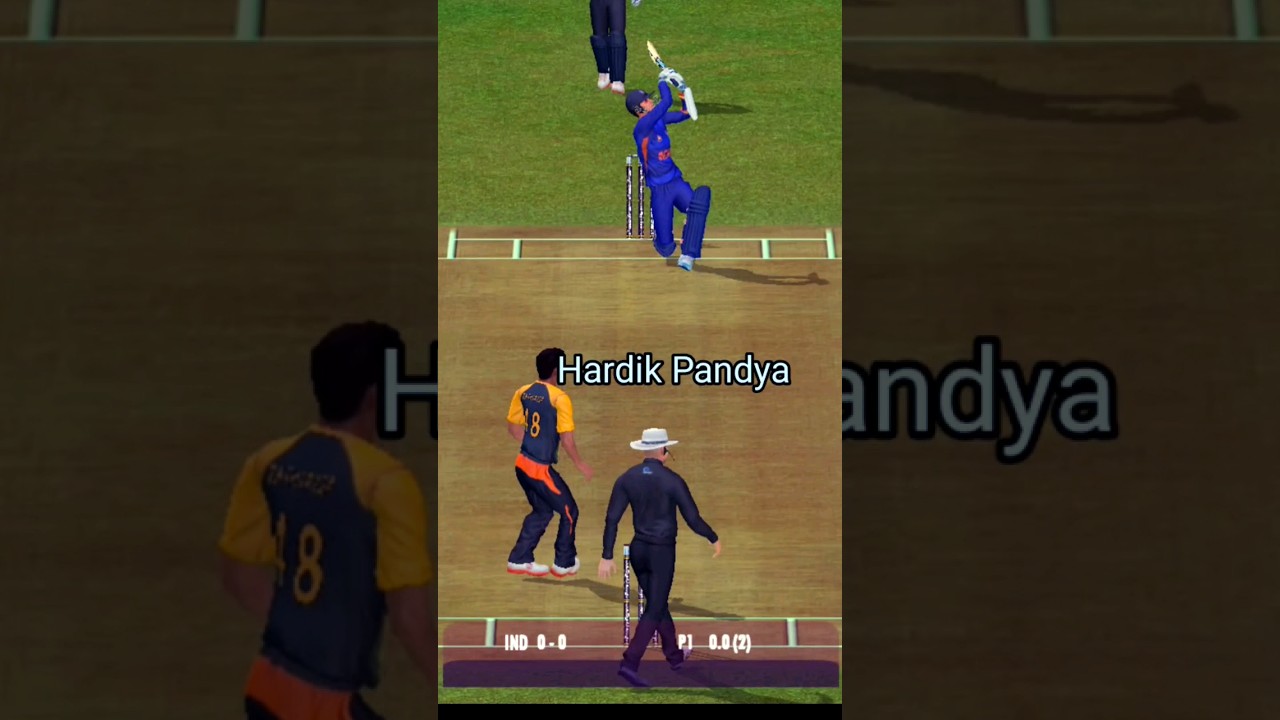 Hardik Pandya Sixes 6 🔥 real cricket 22 💥 RC22 💐 batting tips 👌 