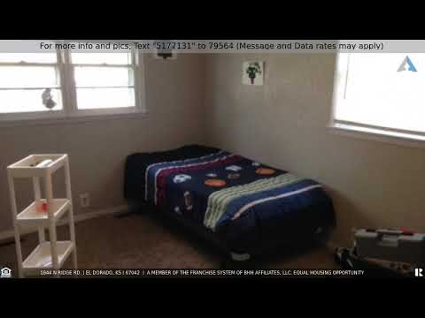 1844 N Ridge Rd., El Dorado, KS home video tour