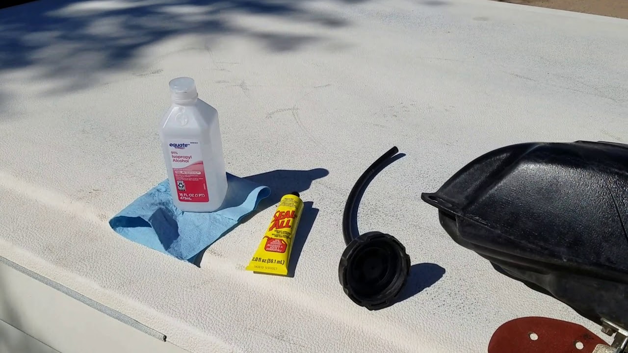 Sealing a gas tank with Seal All YouTube