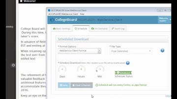 Web Service 2.0 - Scheduling the Client for Automatic Download