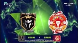 CRICKET 26 ISLAMABAD VS HYDREBAD LIVE