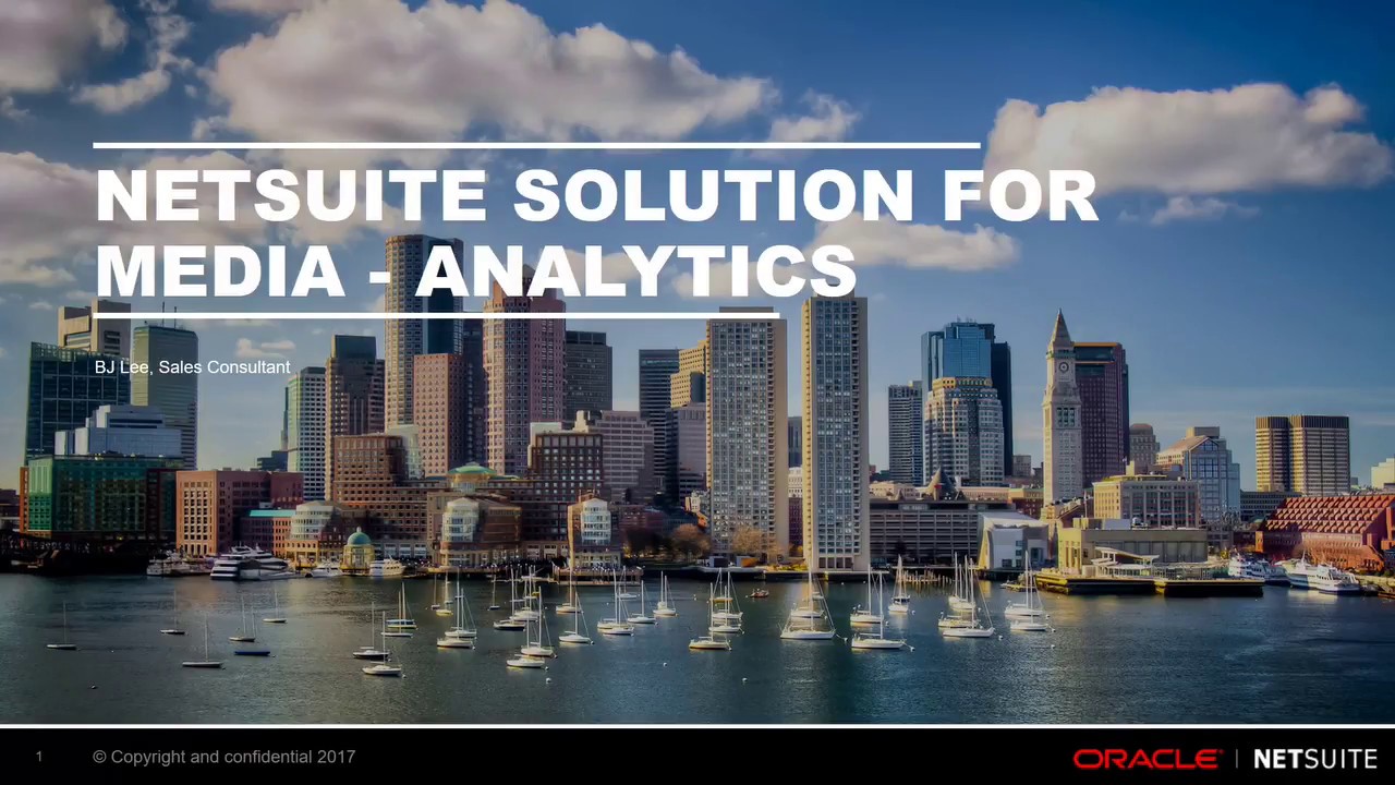 NetSuite for Media Companies - Analytics cloud computing tutorial