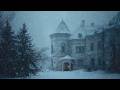 Winter Sanctuary in Blizzard | Frozen Soundscape for Relax & Focus |Frosty Howling Winds & Snowstorm