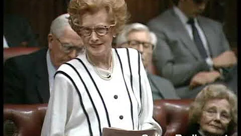Barbara Castle Maiden Speech in the House of Lords...