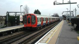 Metropolitan line S8 Stock 21013 + 21014 Departing From North Harrow on 30/1/12