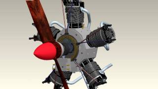 Forest Edwards Radial 5 Engine - Cam View