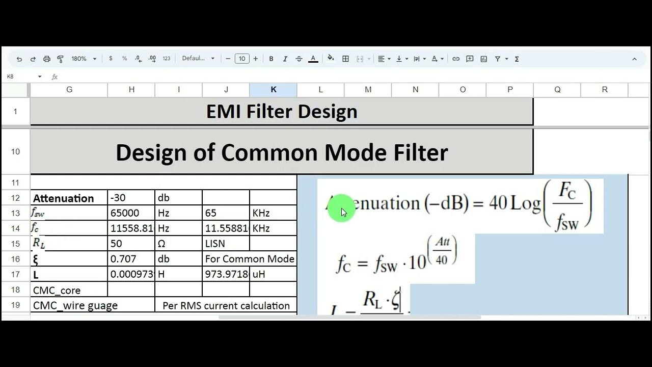 Design of Common Mode Filter - Calculation - YouTube