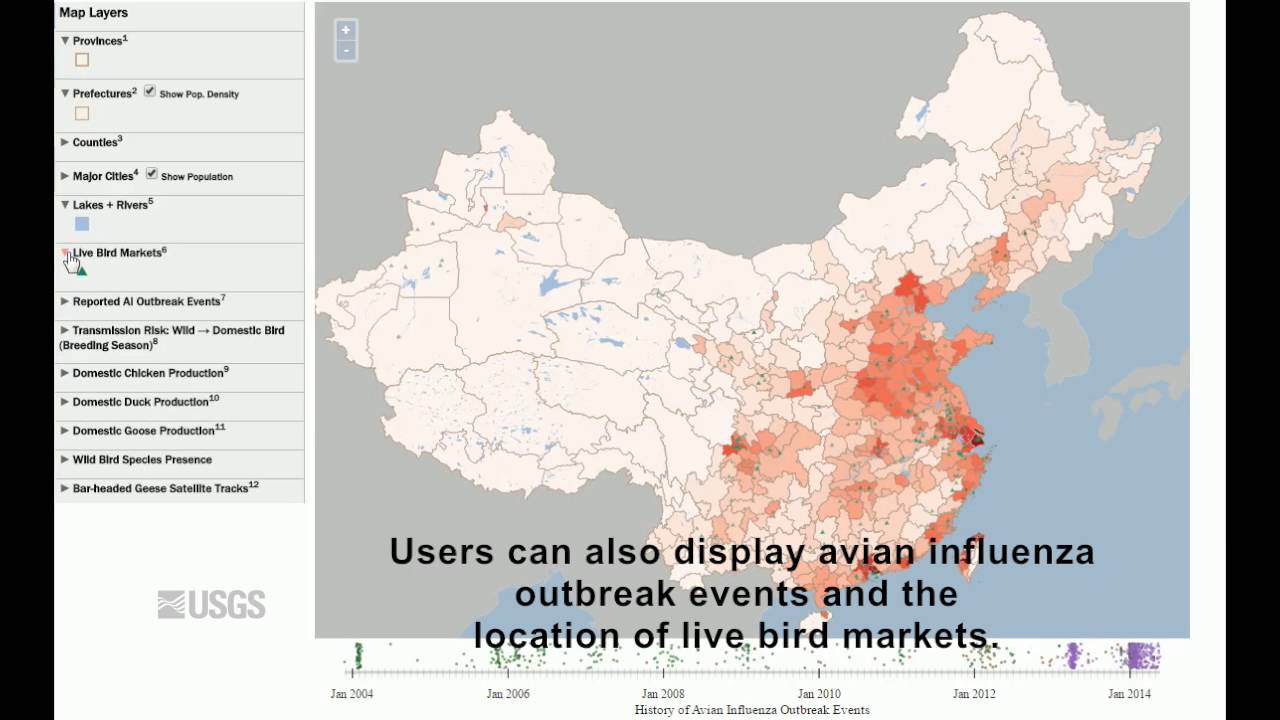 watershed Avian Influenza Transmission Risk Model Web Application Virtual Tour