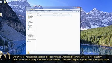 Manually Install Drupal 7