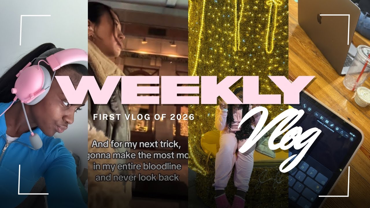 weekly vlog | first vlog of 2026 & cheers to new beginnings