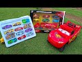 Disney pixar cars unboxing review  lightning mcqueen mechanic shop and launcher