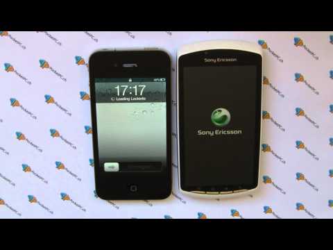 Video: Atšķirība Starp Sony Ericsson Xperia Arc Un Apple IPhone 4