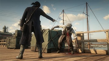 Red Dead Redemption 2 : Torturing and Brutally Killing NPCs #12 (Euphoria Ragdolls)