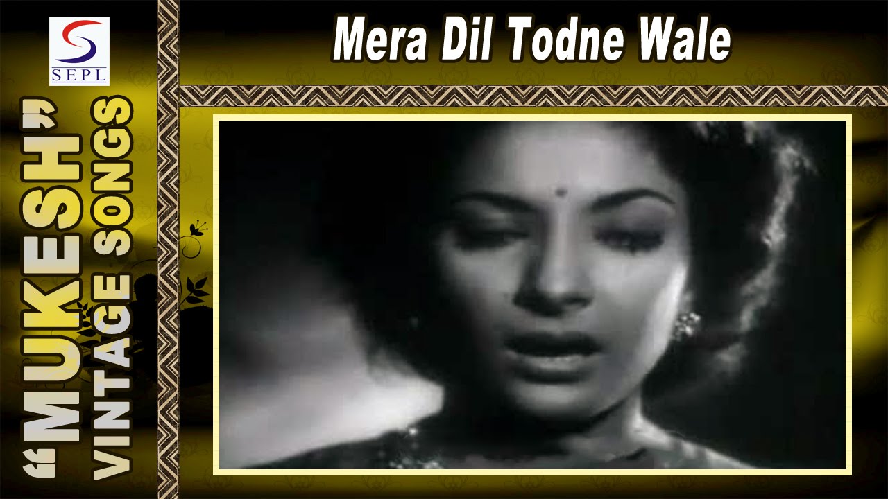 Mera Dil Todne Wale Shamshad Begum, Mukesh Mela Dilip Kumar