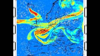 Volcano Particle Forecast Plume - Europe