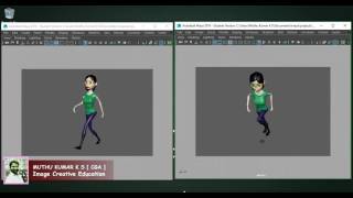 run and walk cycle demo