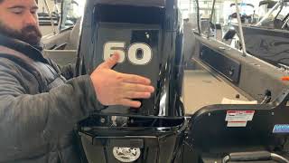 Removing and installing your Mercury Outboard cowel on your Legend Boat