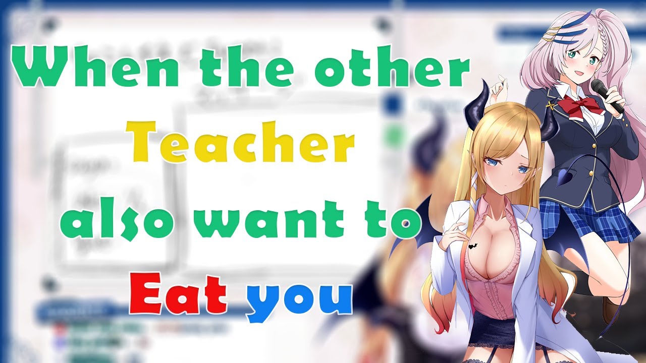 When the other teacher also want to Eat you...... some Yabai Teacher Noises is here!!!