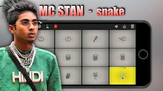 mc stan - snake rap beat | on mobile piano + drumming app | walk band | 👽 | screenshot 2