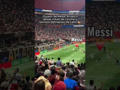 Golazo de Messi vs Atlanta United para el 2 a 0 del Inter miami 😱🐐
