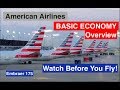 BASIC ECONOMY Overview on American Airlines (How it Works) ORD-RDU  E175