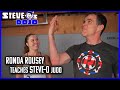 Ronda Rousey Teaches Steve-O Judo | Ronda's Dojo