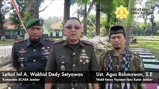 ucapan *SELAMAT HARI SANTRI 2022* dari KOMANDAN RINDAM V BRAWIJAYA