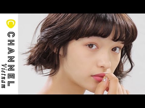 Video Trở thành một nữ diễn viên Hàn Quốc! Cách uốn tóc Bob... - youtube