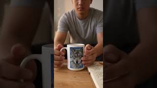 Spirit of the Wolf Mug - Wildlife Art Coffee Mug | Pathfinder Art Original