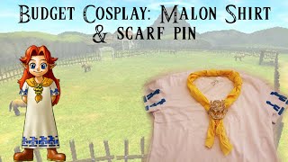 Budget Cosplay: Making Malon's Shirt & Scarf Pin / Legend of Zelda