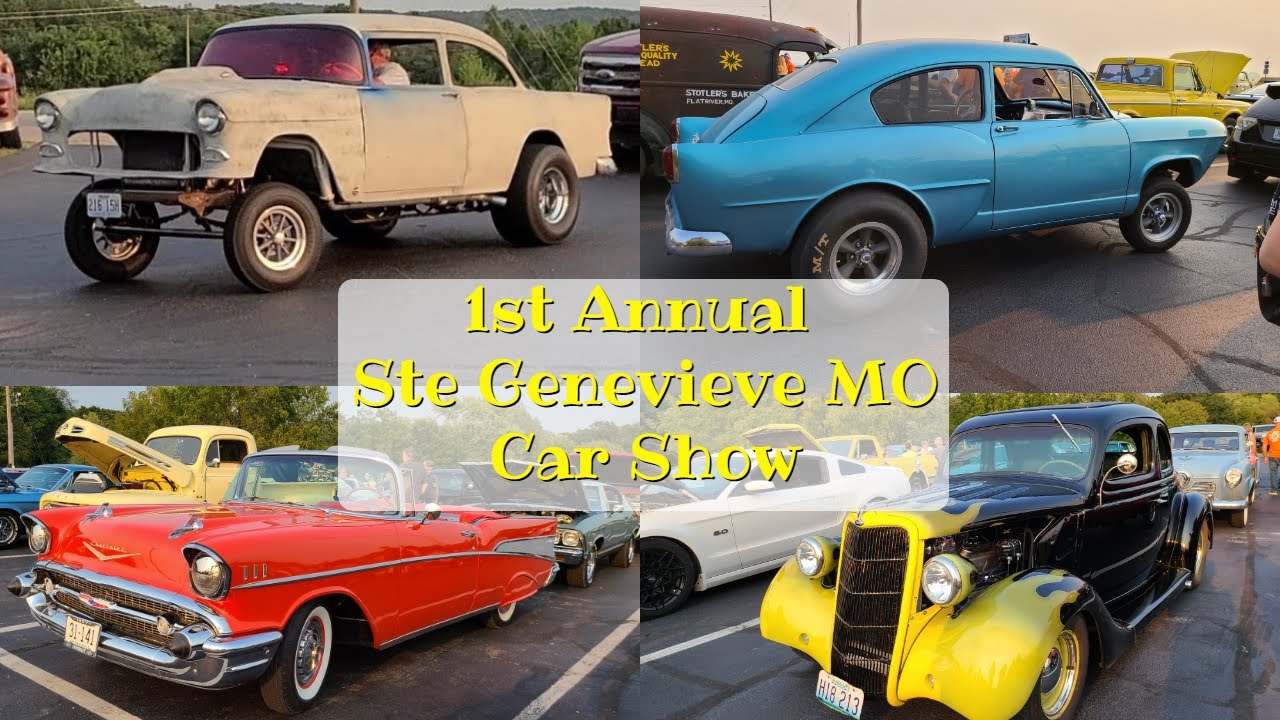 1st Annual CAR & TRUCK Show Ste Genevieve Missouri 55 Gasser 57 Chevy