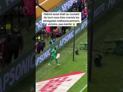 Hakimi prends la serviette de Gardien 🇨🇲🇲🇦😳