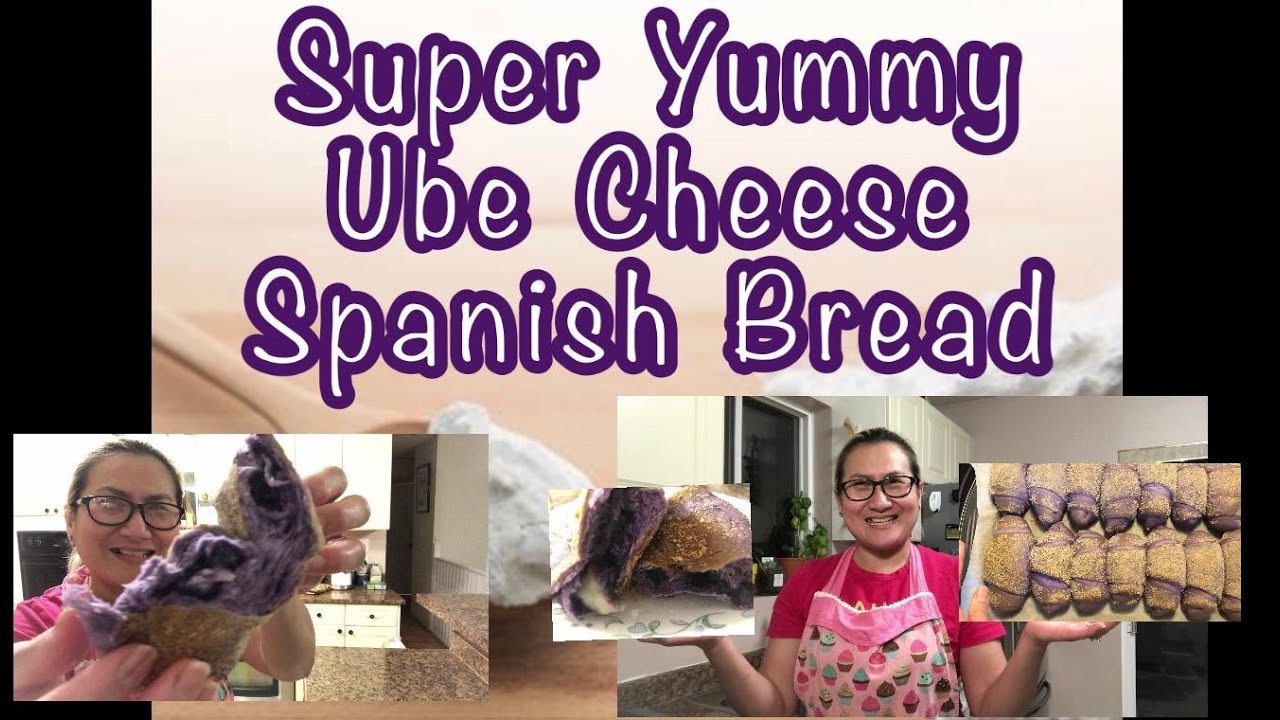 Super Yummy Ube Cheese Spanish Bread YouTube