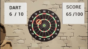 Update Darts game mechanic for game. Darts. UE5