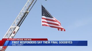 First responders say goodbye to fallen sheriff's deputy